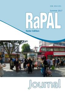 RaPAL Taster Journal 2017
